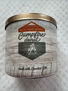 Bath & Body Works Campfire Donut Scented Candle - 3 Wick ~ New
